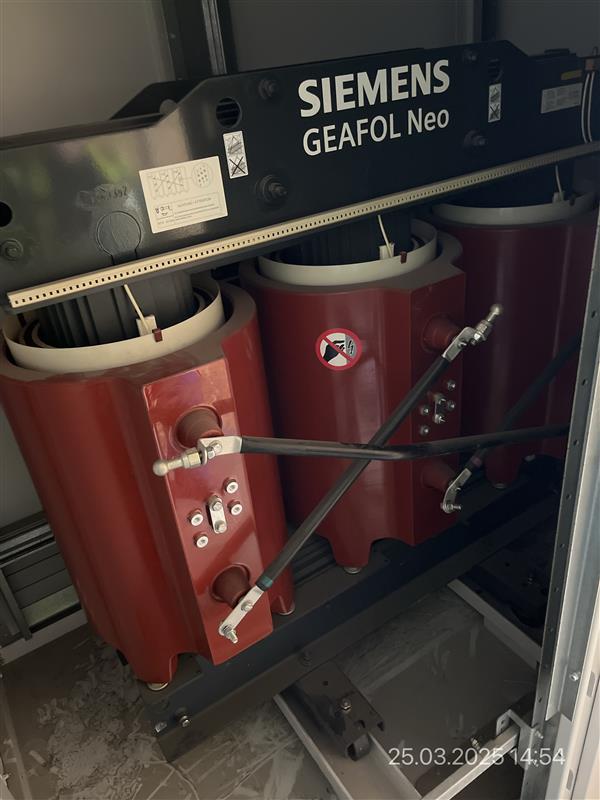 Siemens GEAFOL Neo 630 kVA Cast Resin Dry-Type Transformer with Enclosure – Germany