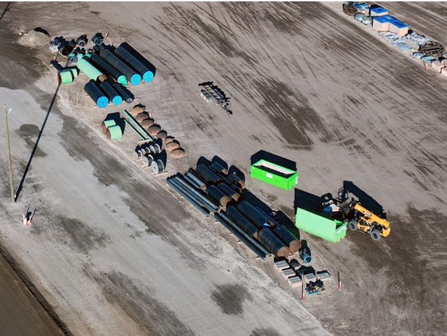 Large-Diameter Carbon Steel Pipe Lot (Up to 76″ OD)
