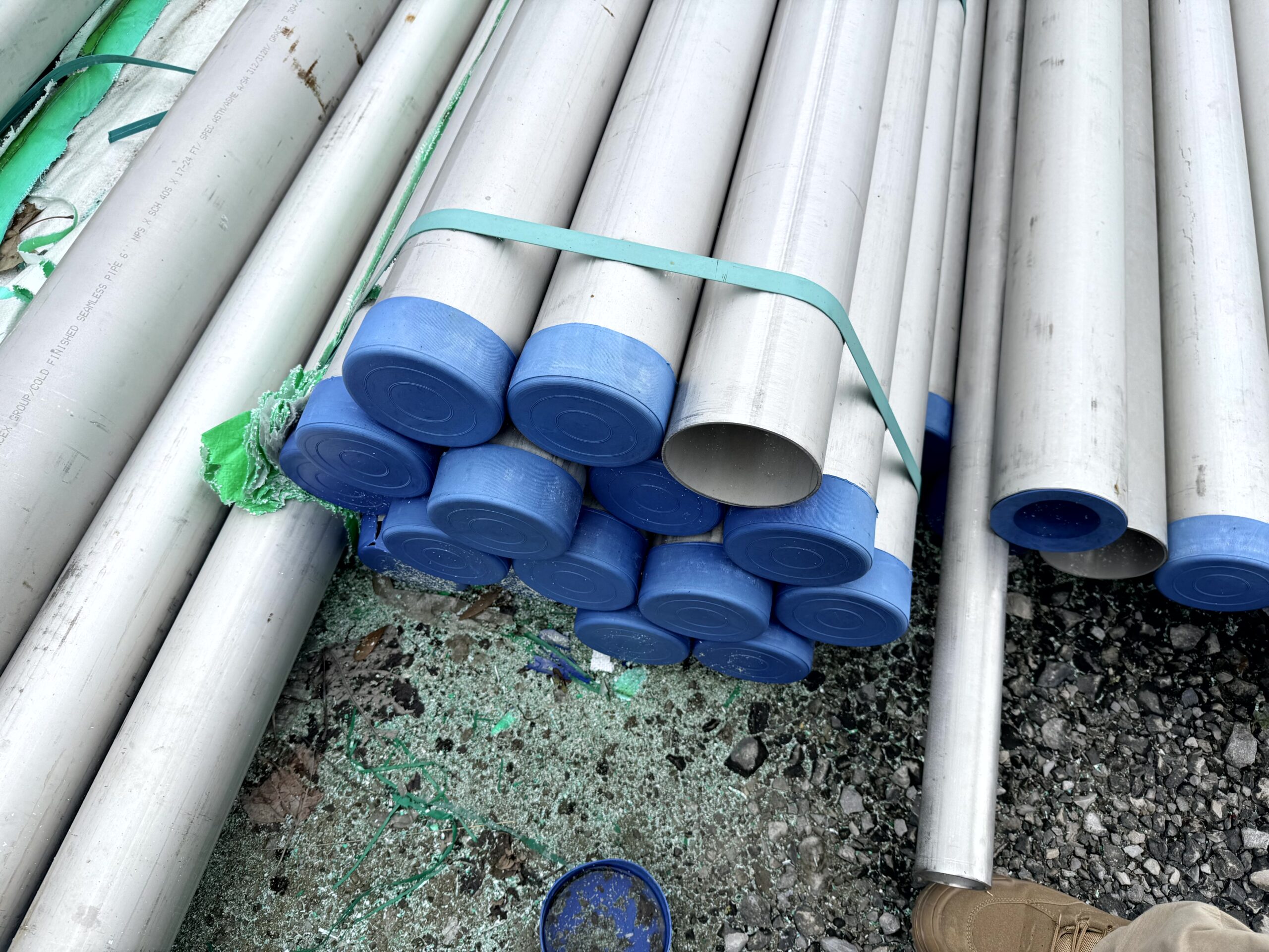 Unused Stainless & Duplex Pipe, Fittings, Flanges & Valves Lot – Louisiana - Image 3