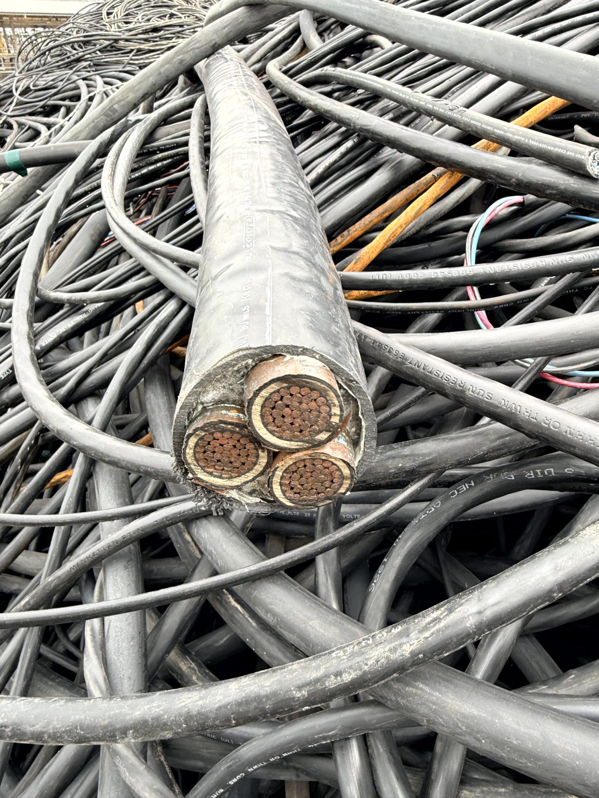 Lot W-1 – Sizable Insulated Copper Cable / Wire Recovery Lot
