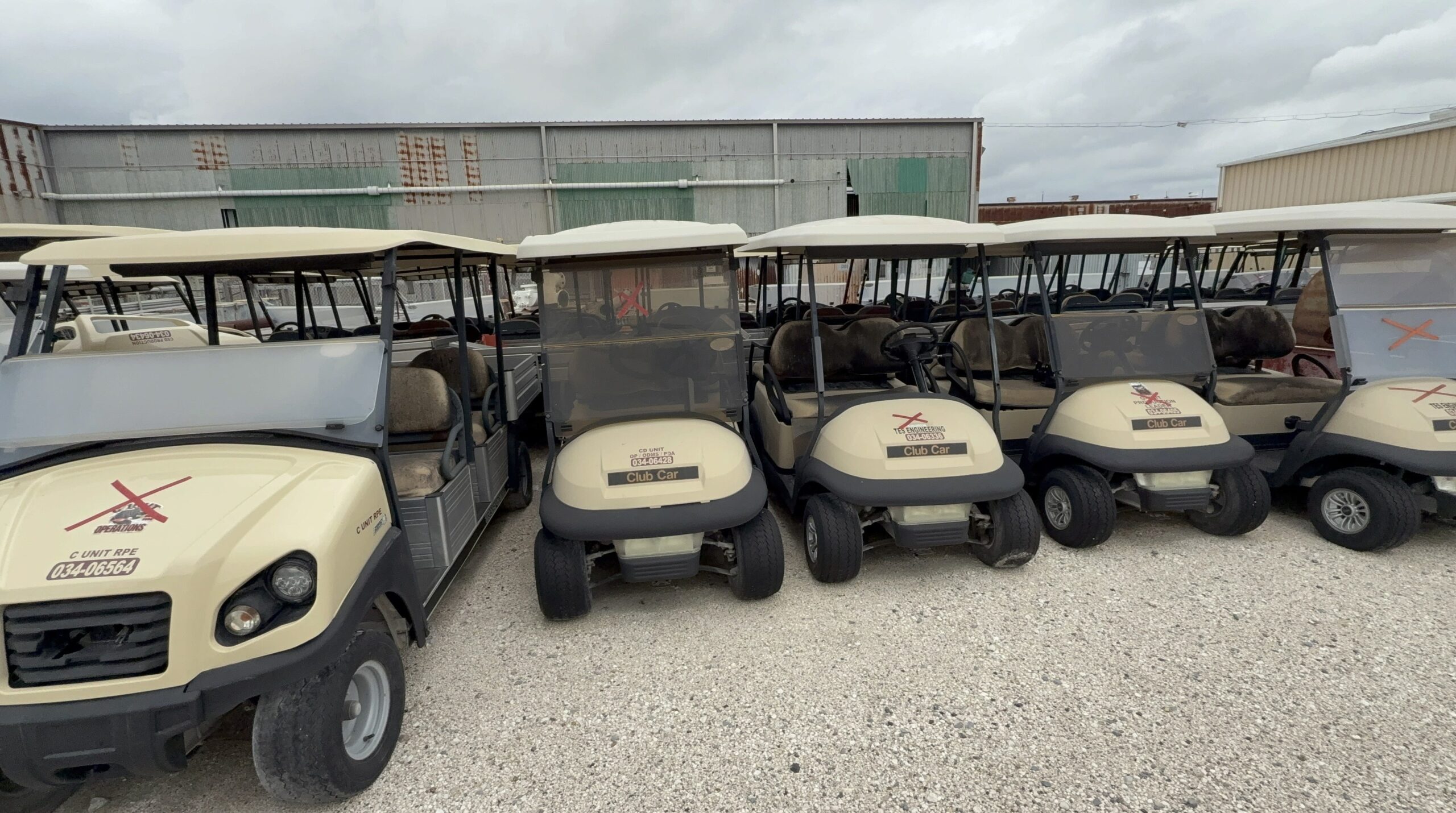 60 Club Car Electric Golf Carts – 2015–2019